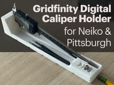 Gridfinity Digital Caliper Holder Nieko/Pittsburgh