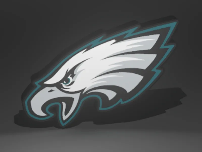 Eagles Logo Light Box