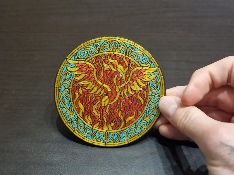 Moltres Mosiac Coaster