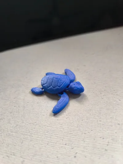 mini flexy sea turtle - Free 3D Print Model - MakerWorld