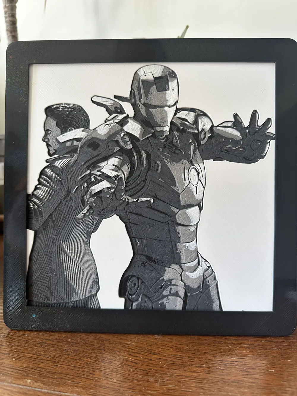 Iron-man Hueforge - Free 3D Print Model - MakerWorld