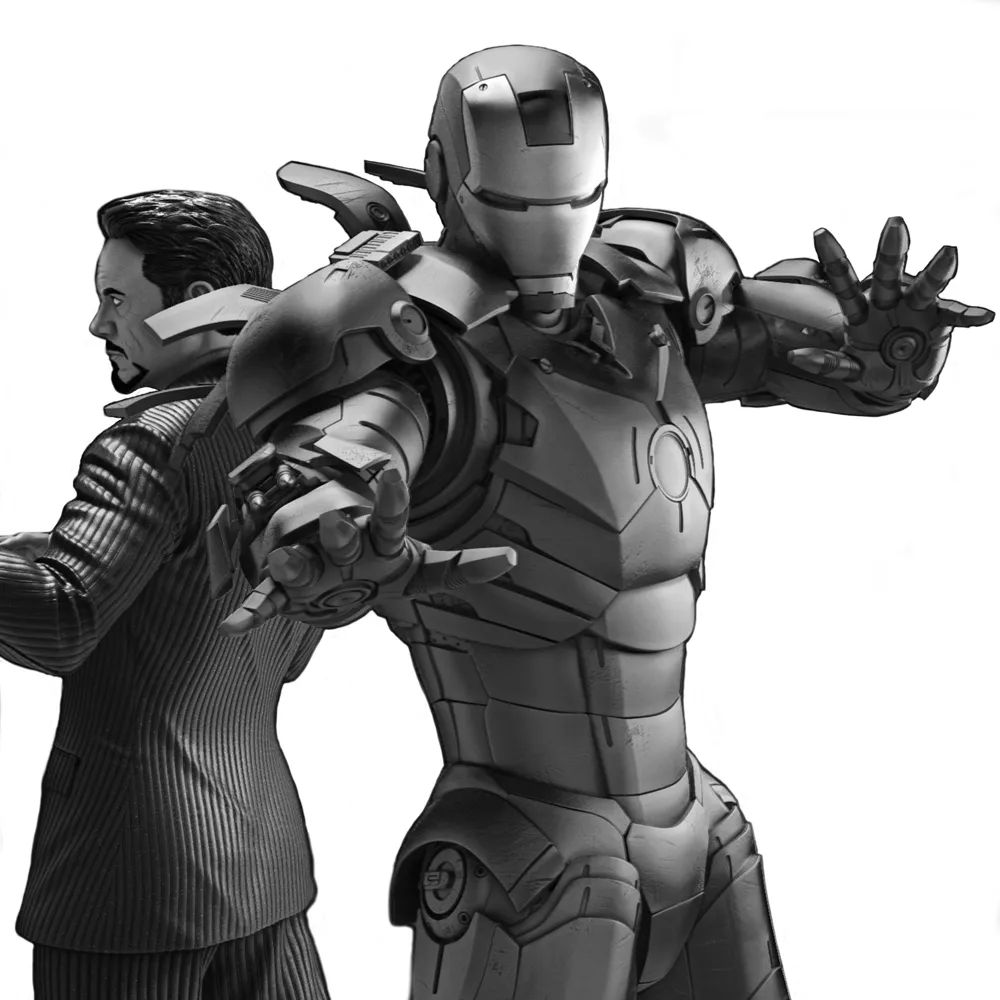 Iron-man Hueforge - Free 3D Print Model - MakerWorld
