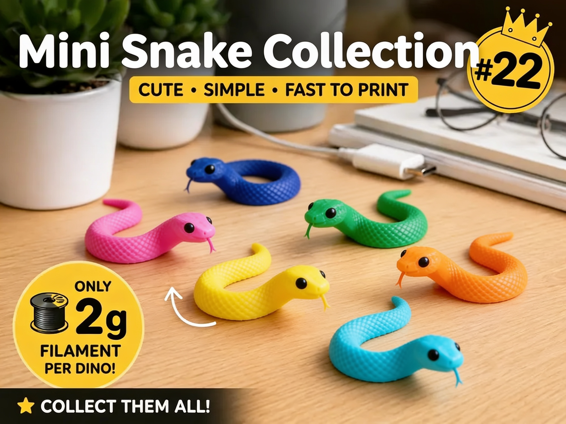 Mini Snake Fidget - Micro Zoo