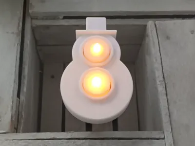 Tealight Holder Snowman