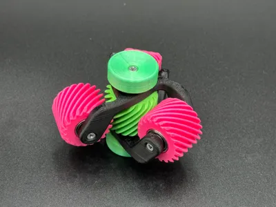 Planetary Helical Spinner — Full Bearing Edition