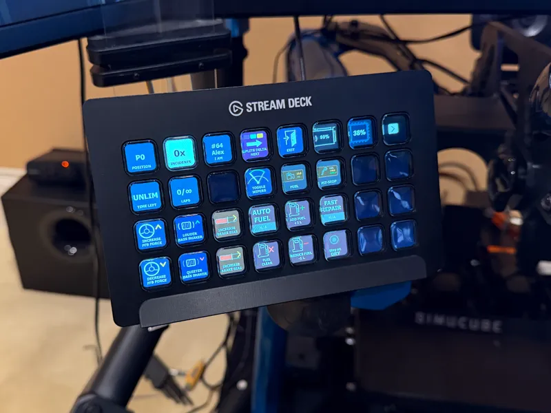 Stream Deck XL Mount Trak Racer TRX and TR8 PRO 