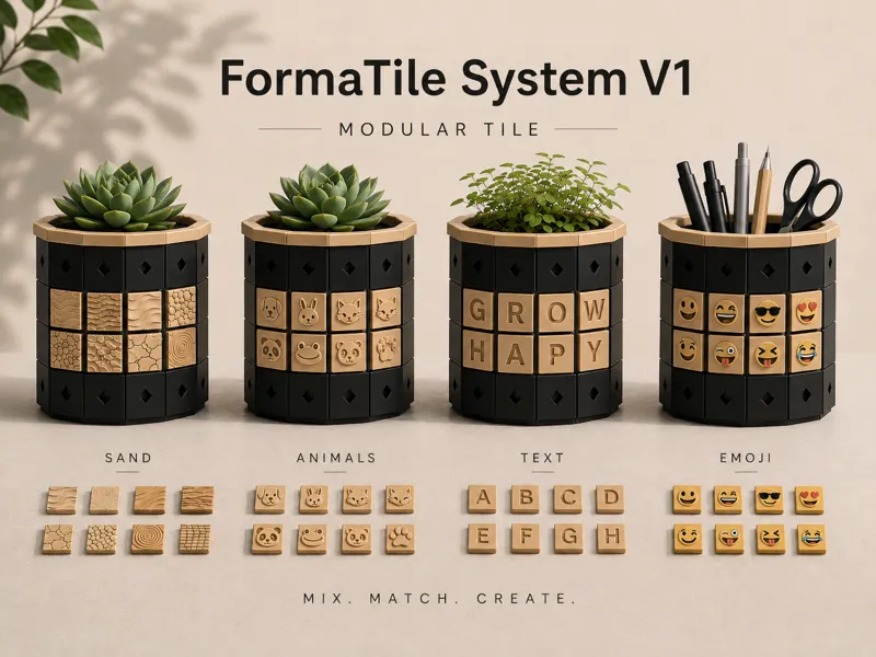 FormaTile System V1 – Modular Tile System