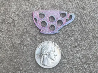 Alice in Wonderland Mad Hatter Polka Dot Teacup
