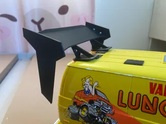 Universal rear wing for 1/10 and 1/12 scale RCcars
