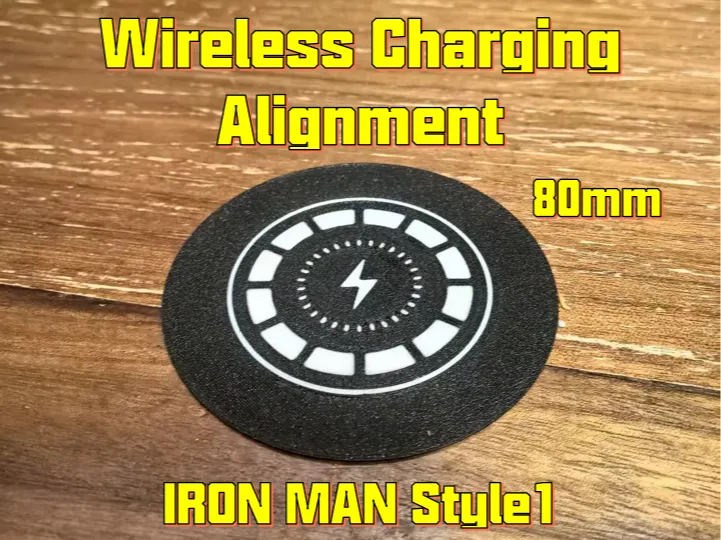 IRON MAN Wireless Charging Alignment Label