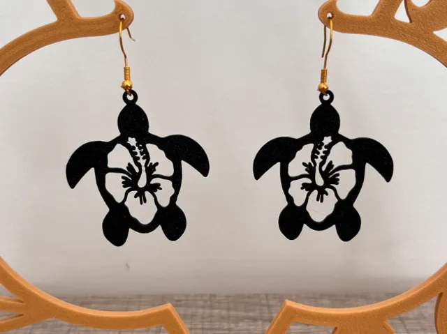 Earrings - Tortoise