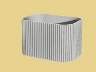 Modern box for makup sponges