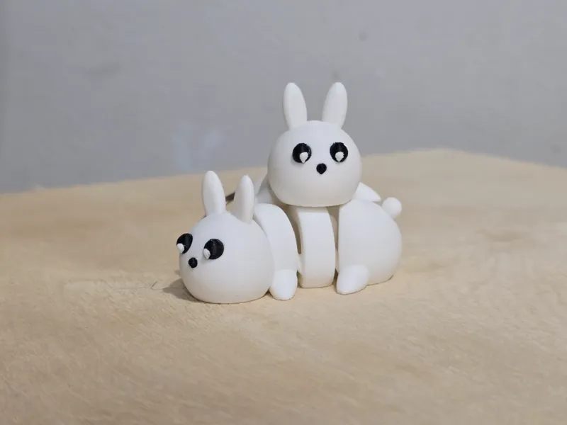 Cute Rabbit Flexi (Plus Keychain)