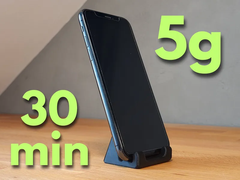 UltraLight simple Phone Stand - Only 5 grams!