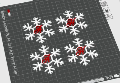 ABC Snowflakes by Lechadias - MakerWorld