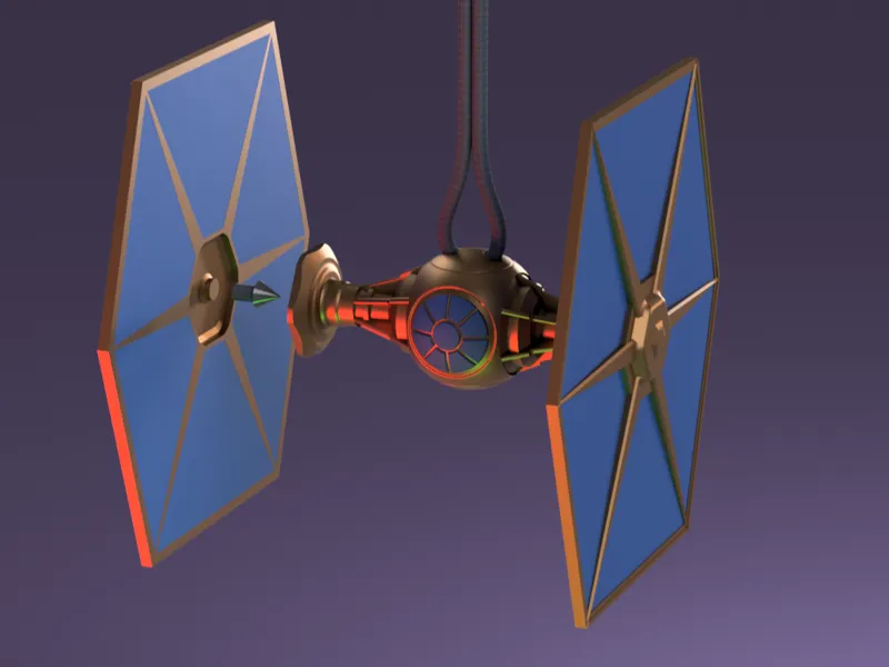 Decor TIE Fighter