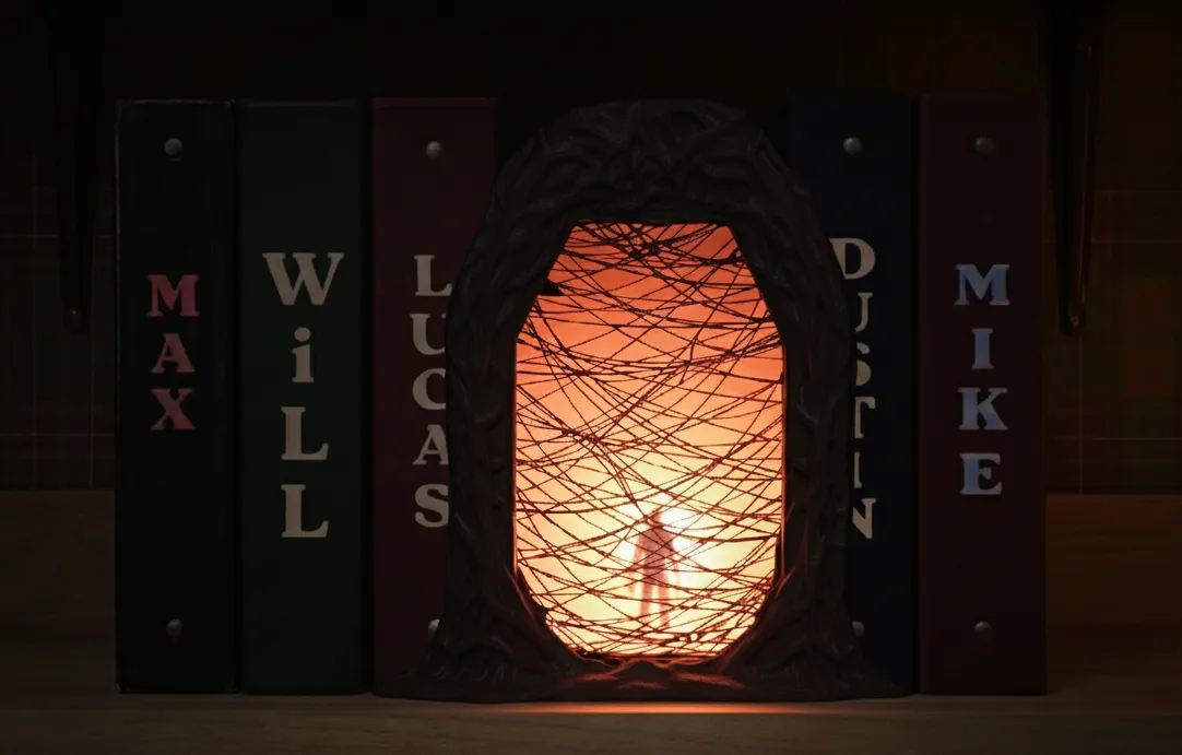 Stranger Things Vecna in mothergate - Book Nook view 2
