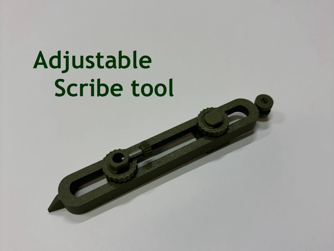 Miniatura 1 do modelo 3D Scribe tool/Contour gauge