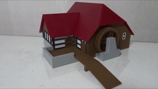 Wassermühle mit Fachwerkhaus