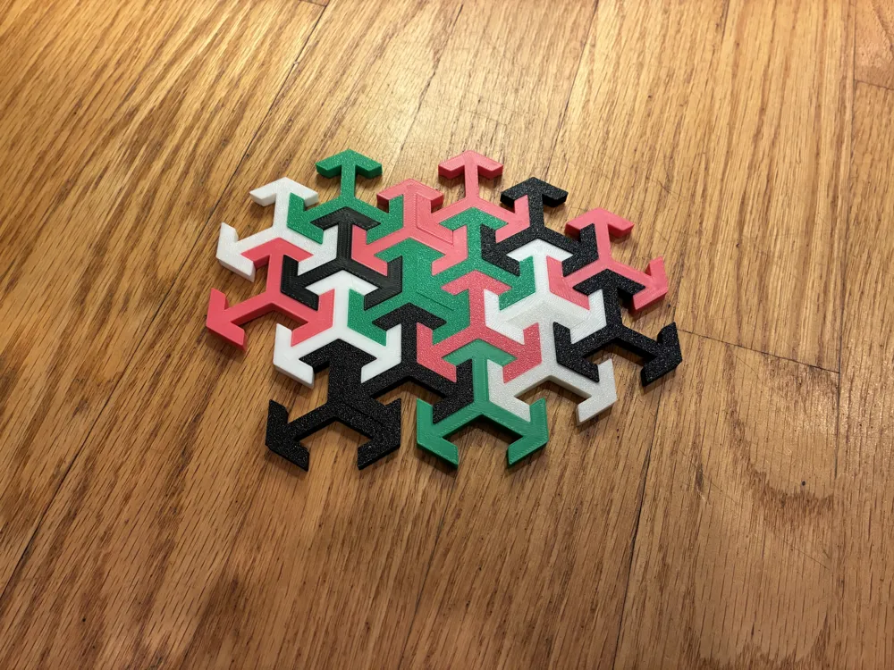 Interlocking Tiles - Free 3D Print Model - MakerWorld