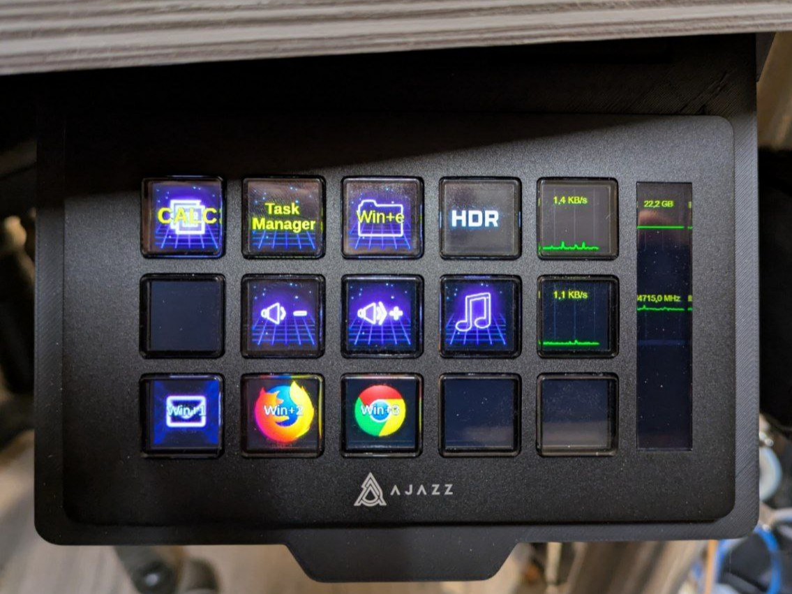 Sliding Under Desk for Mirabox Ajazz Stream Deck
