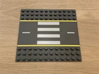 Straight Road Tile - Crosswalk