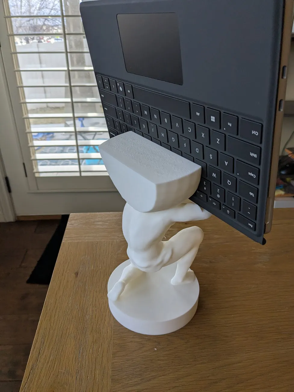 Surface Pro 11 Riser Modern Day Atlas Monitor Riser for Surface Pro - Free 3D Print Model ...