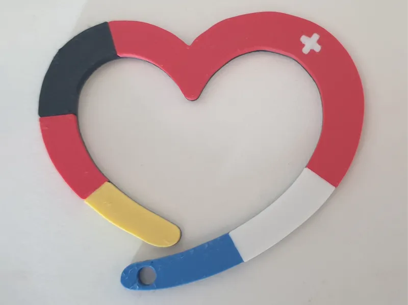 SBB Herz Schlüsselanhänger