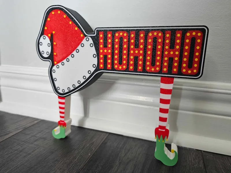 HoHoHo Christmas Lightbox 