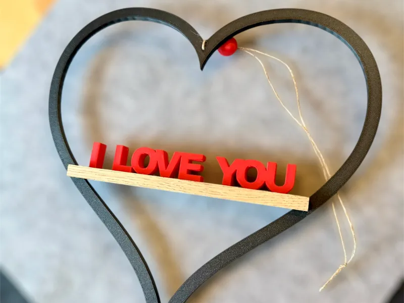 Valentinstag Herz Loop I Love you