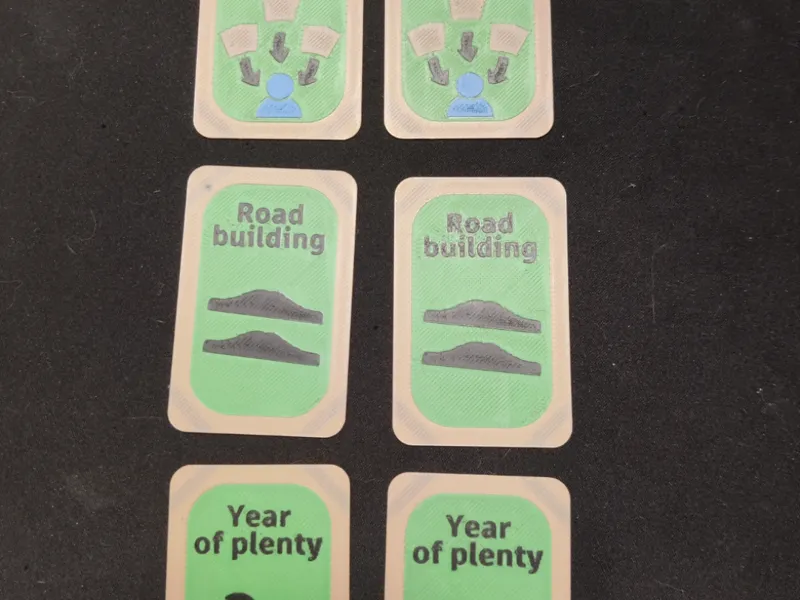 Settlers of Catan - Development cards