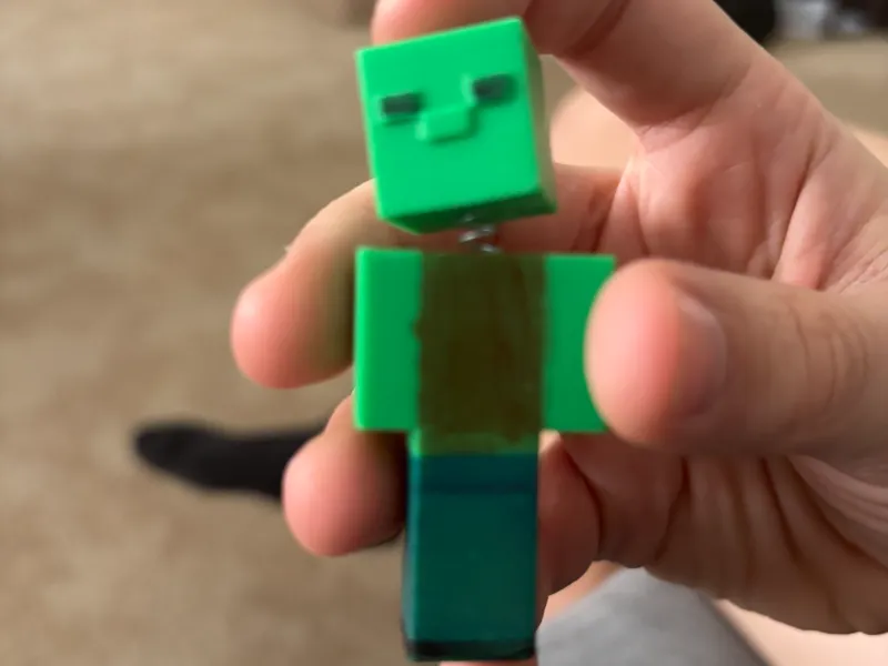 Minecraft zombie bobblehead