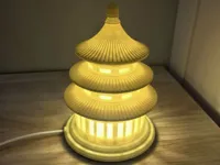 两盘两色打印,灯罩用透明材料打印,0.2mm 层高, 2 层墙, 15% 填充