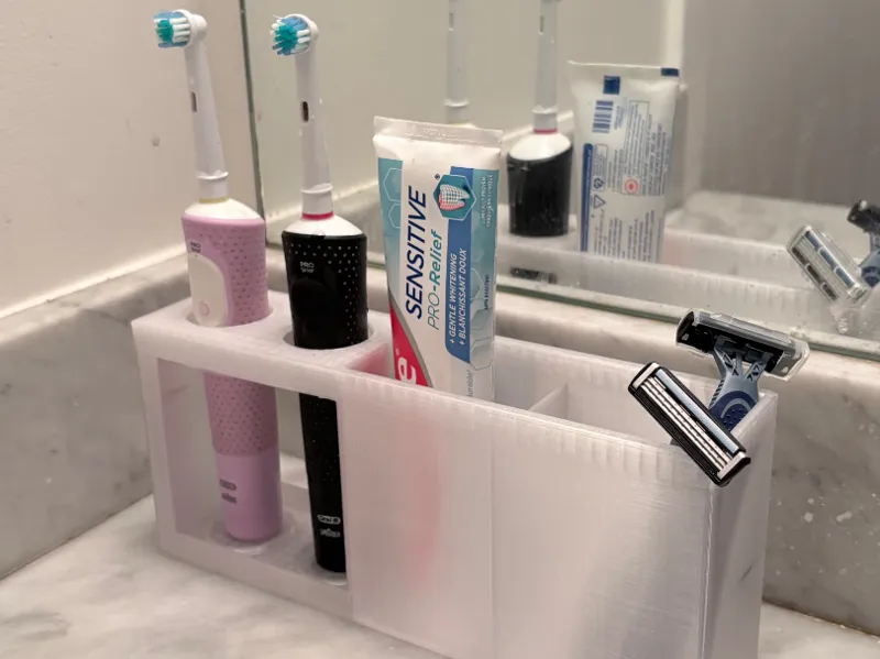 Toothbrush, Toothpaste & Razor Holder