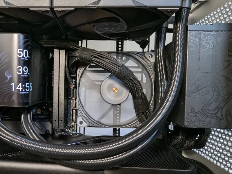 Ncase M2 Fan Rail for motherboard tray