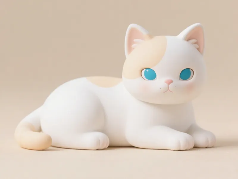 优雅的小猫（无需撑打印）
