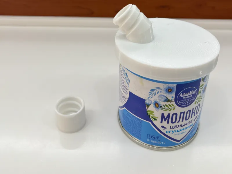 Sgushenka cap - cap for condensed milk