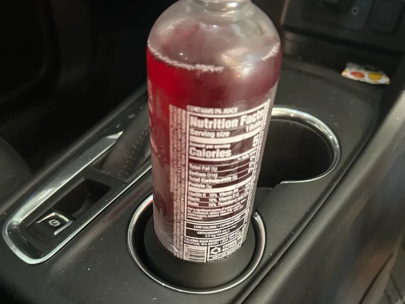 Sparkling ice car cup holder adapter