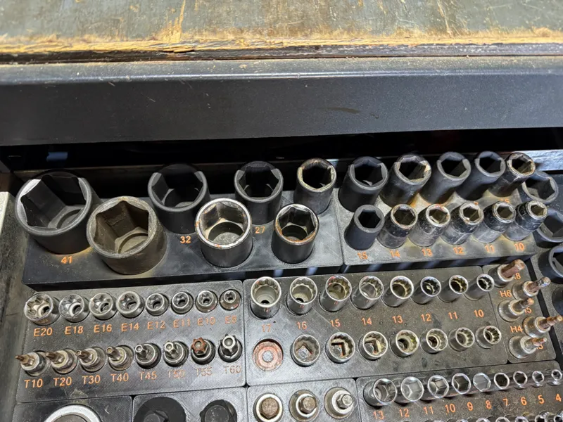 Halfords Deep Socket Gridfinity Holder
