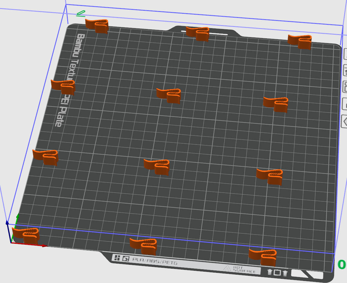 Miniatura 2 do modelo 3D 通用耗材夹子，仅0.73g（余料终结者）