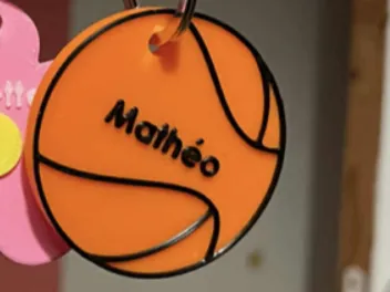 basketball Key chain customisable 