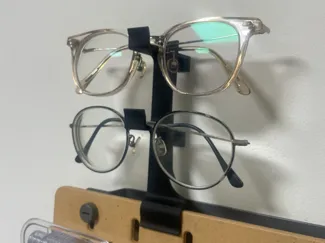 Glasses stand. For top of the IKEA Skadis