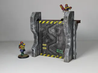 Brutalist Mini Terrain - Precinct Gate