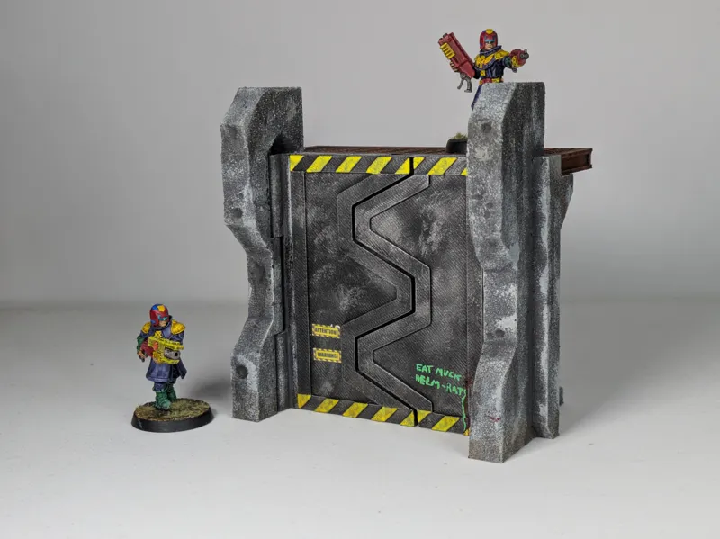 Brutalist Mini Terrain - Precinct Gate