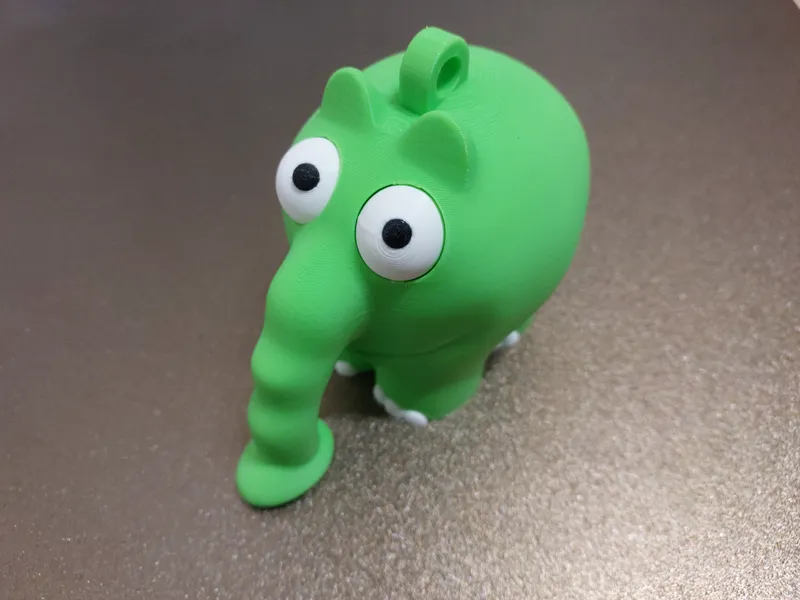 Elephant -  colored toy