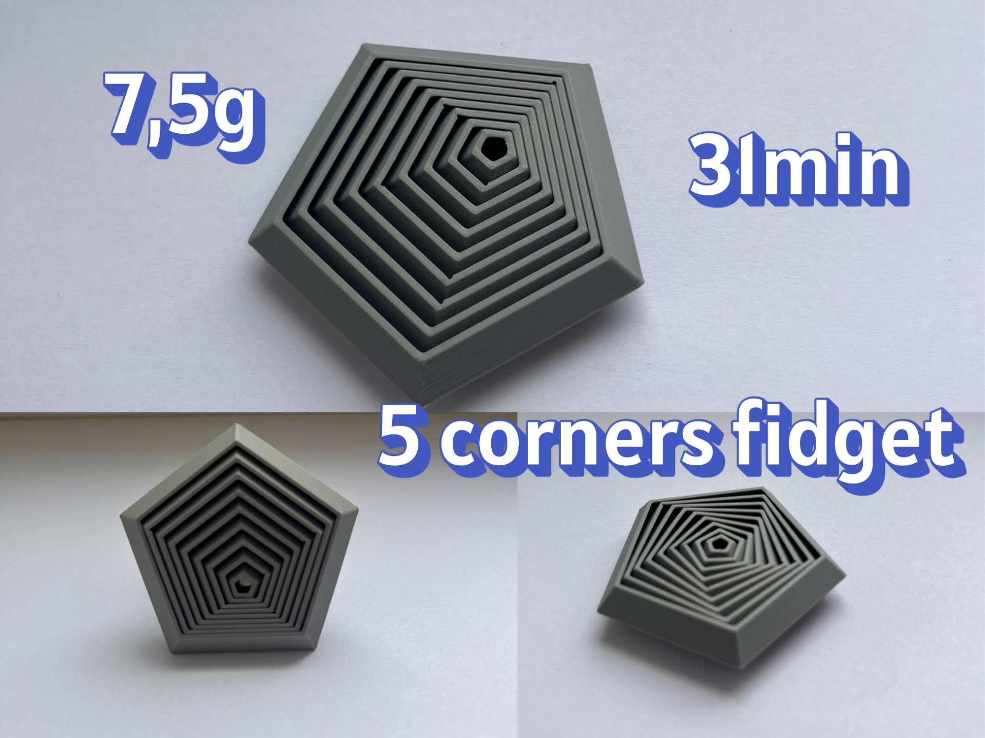 5 corners fidget