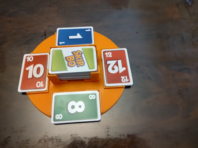 Skip-Bo Center card holder.