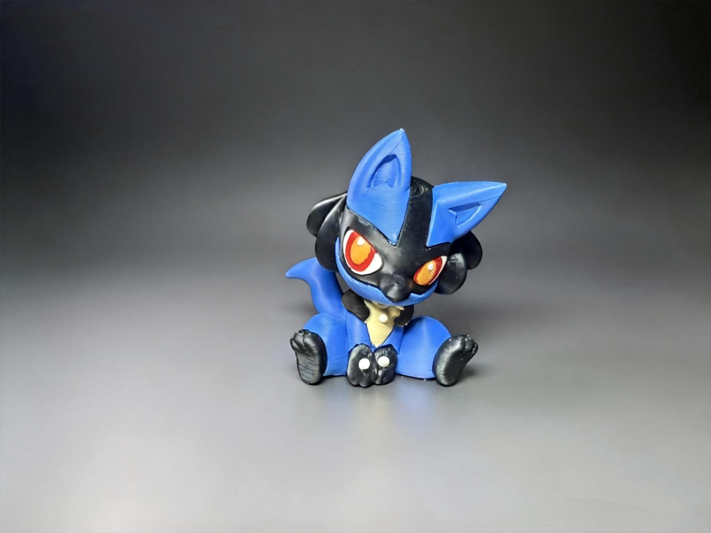 Miniatura 2 do modelo 3D 路卡利欧（ルカリオ/Lucario）