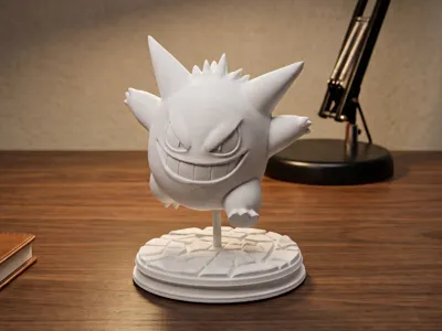 running Gengar figurine