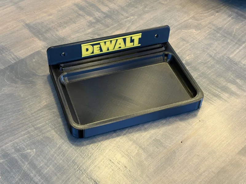 Dewalt Wall Mount Tool Tray / Shelf - V2